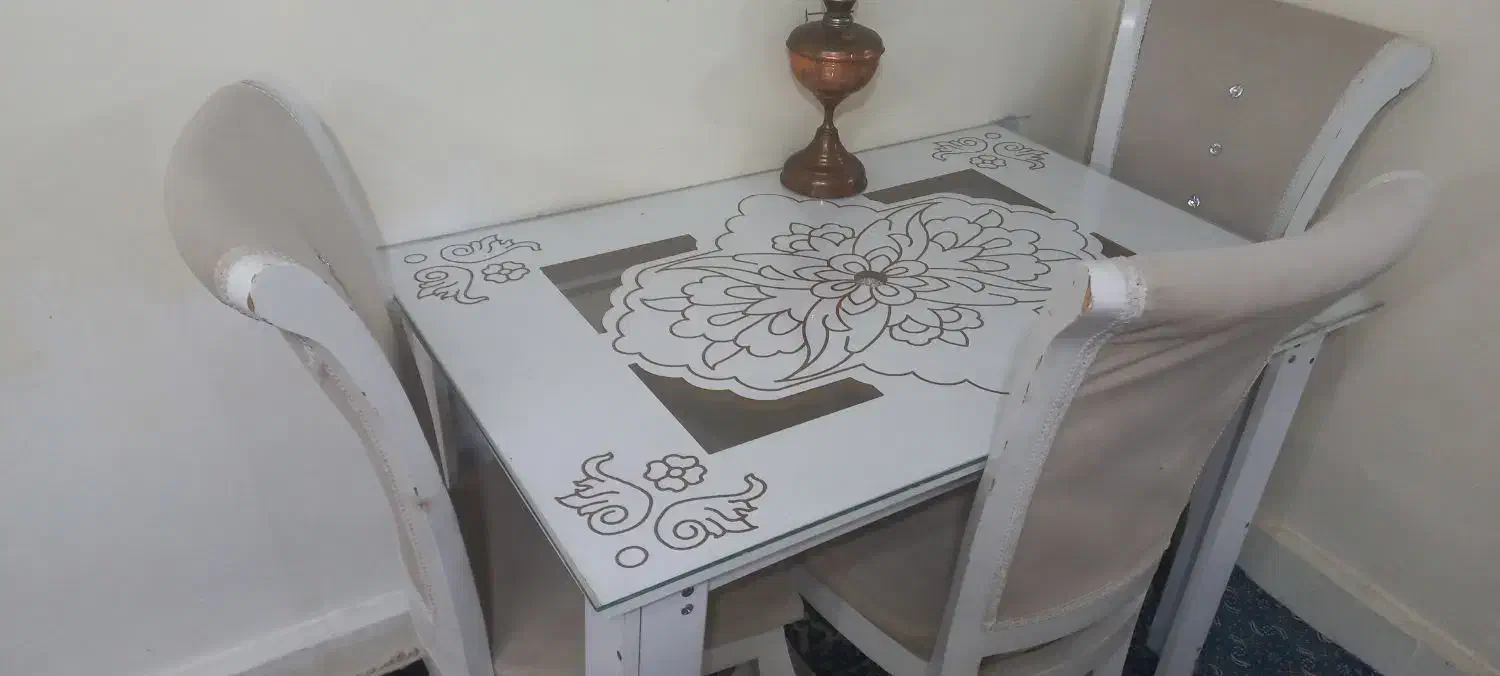 میز غذا خوری ۴ نفره|میز و صندلی غذاخوری|بیجار, |دیوار