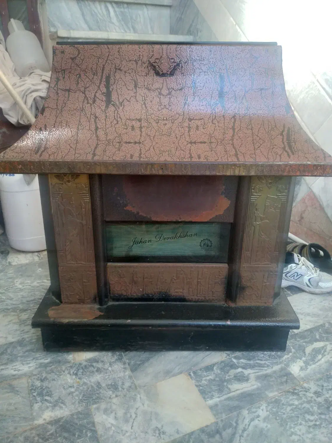 بخاری شومینه|بخاری، هیتر، شومینه|کنگاور, |دیوار