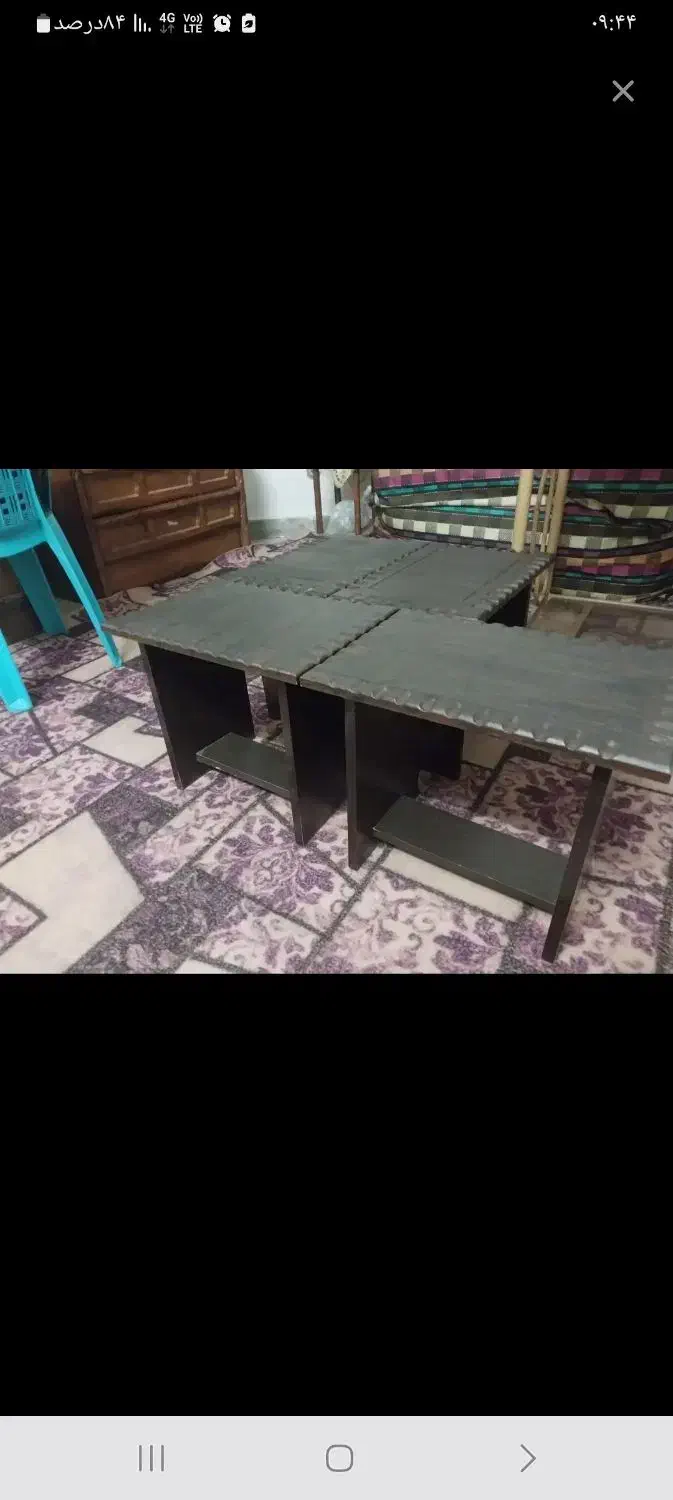 عسلی نو ۶۰۰ هزار تومان قهو ه ایی|مبلمان خانگی و میز عسلی|شوشتر, |دیوار