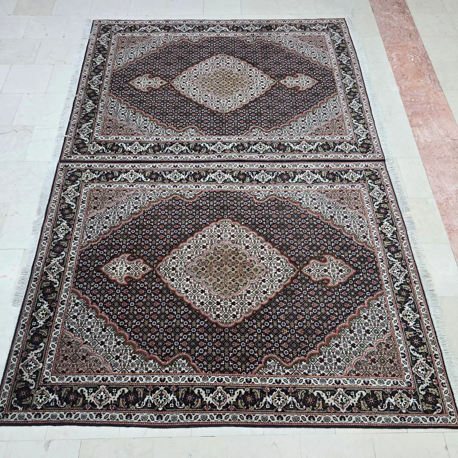 ۳جفت قالیچه ۳متری تبریز طرح ماهی|فرش|تهران, ونک|دیوار