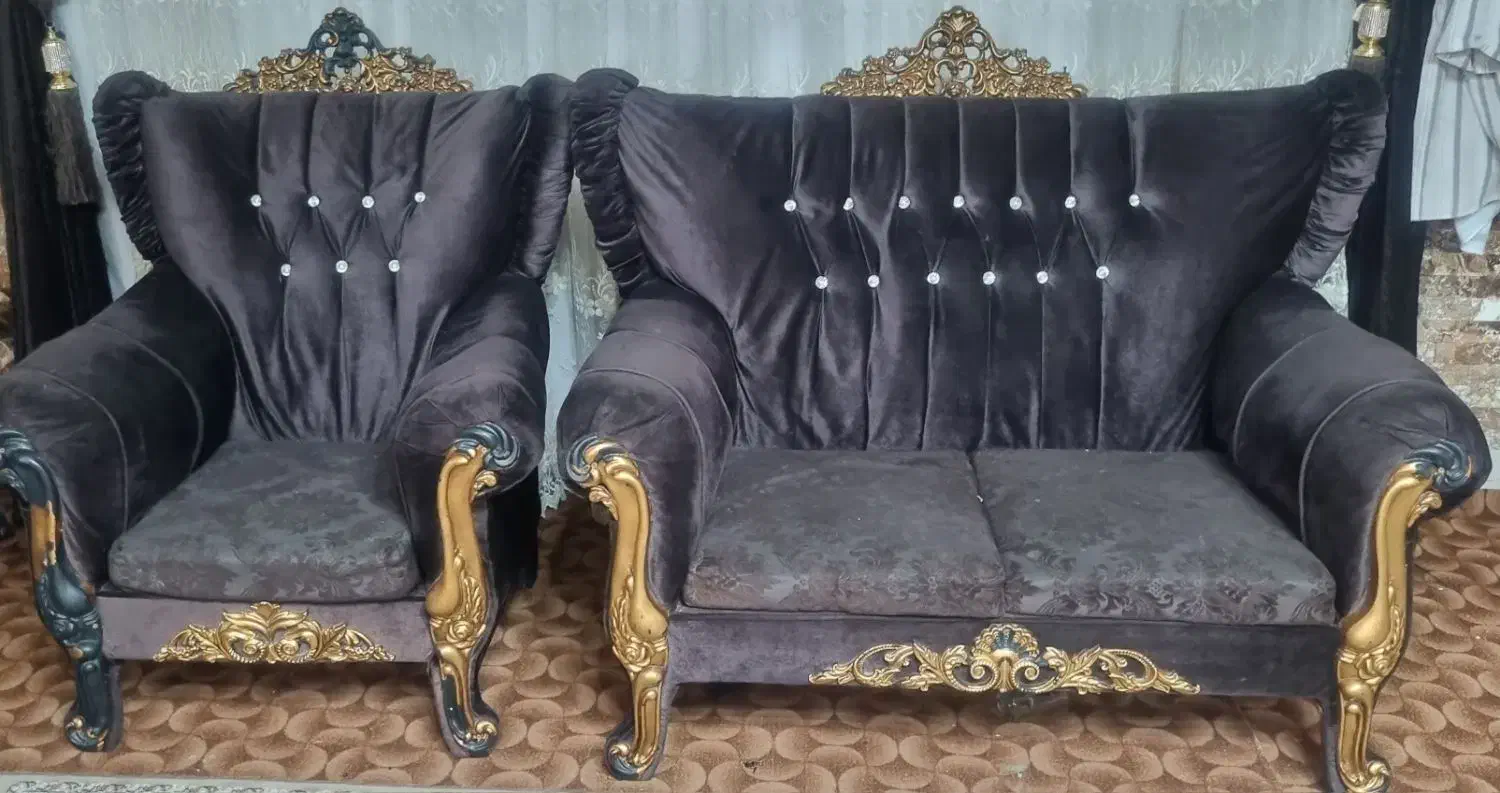 مبل ۷نفره|مبلمان خانگی و میز عسلی|جهرم, |دیوار