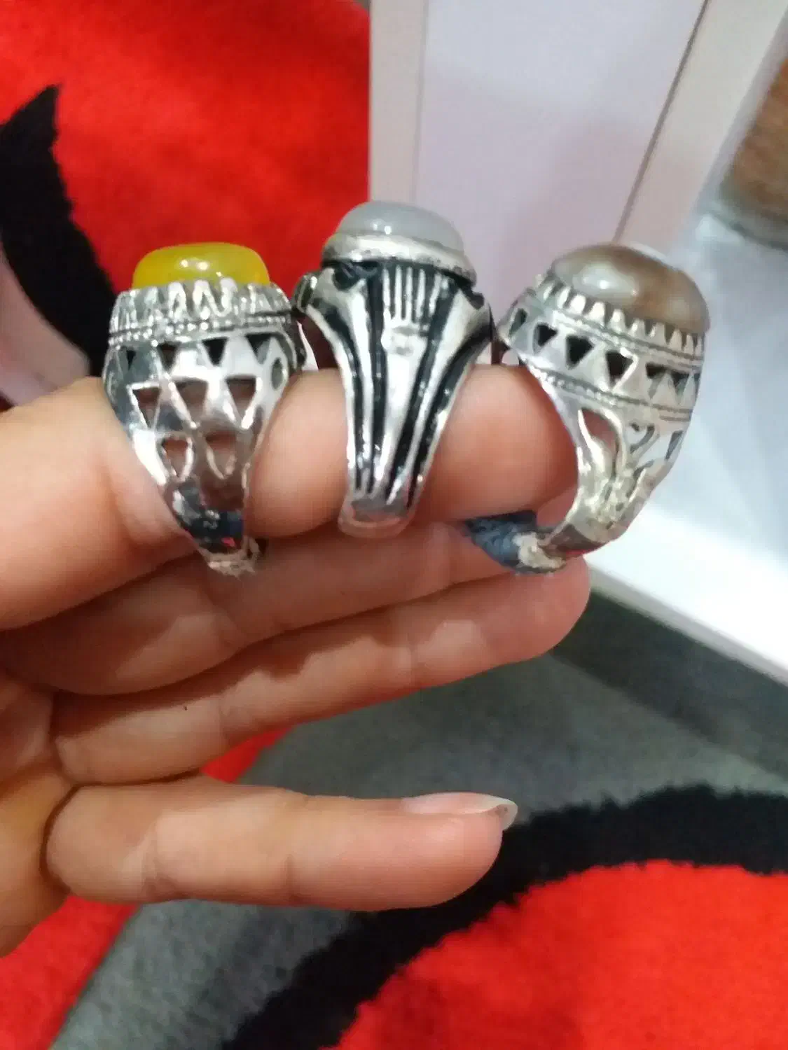 انگشتر نقره مردانه بندر گناوه|جواهرات|بندر گناوه, |دیوار