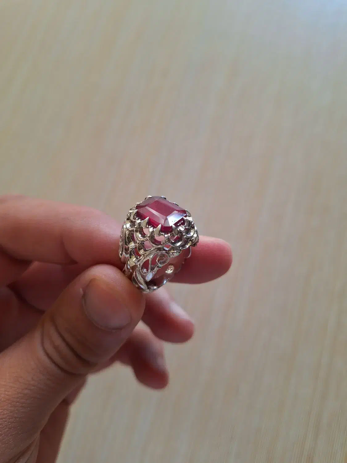 انگشتر یاقوت سرخ نونو|جواهرات|قم, جوی شور|دیوار