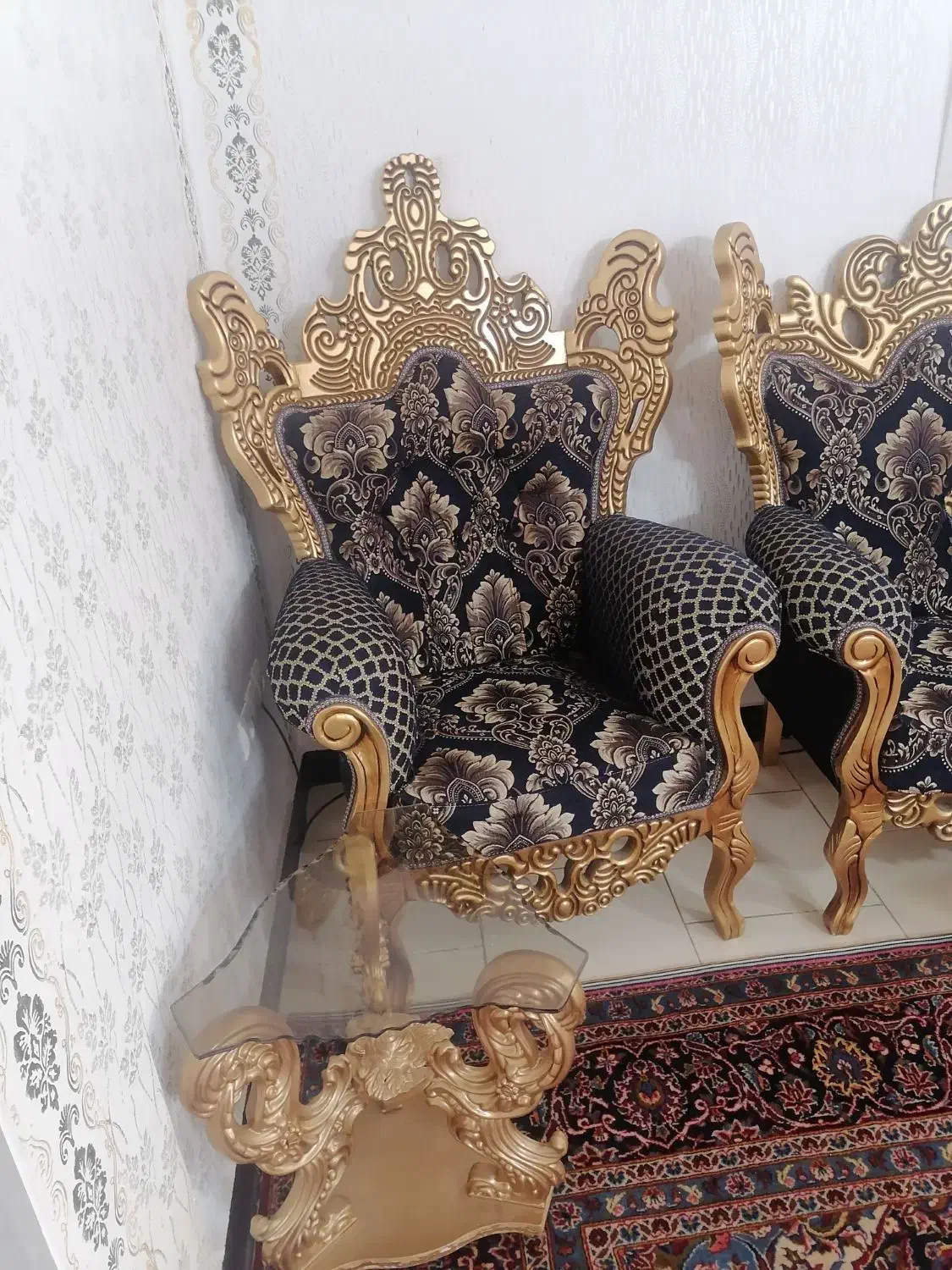 مبل سلطنتی|مبلمان خانگی و میز عسلی|تهران, کیانشهر|دیوار