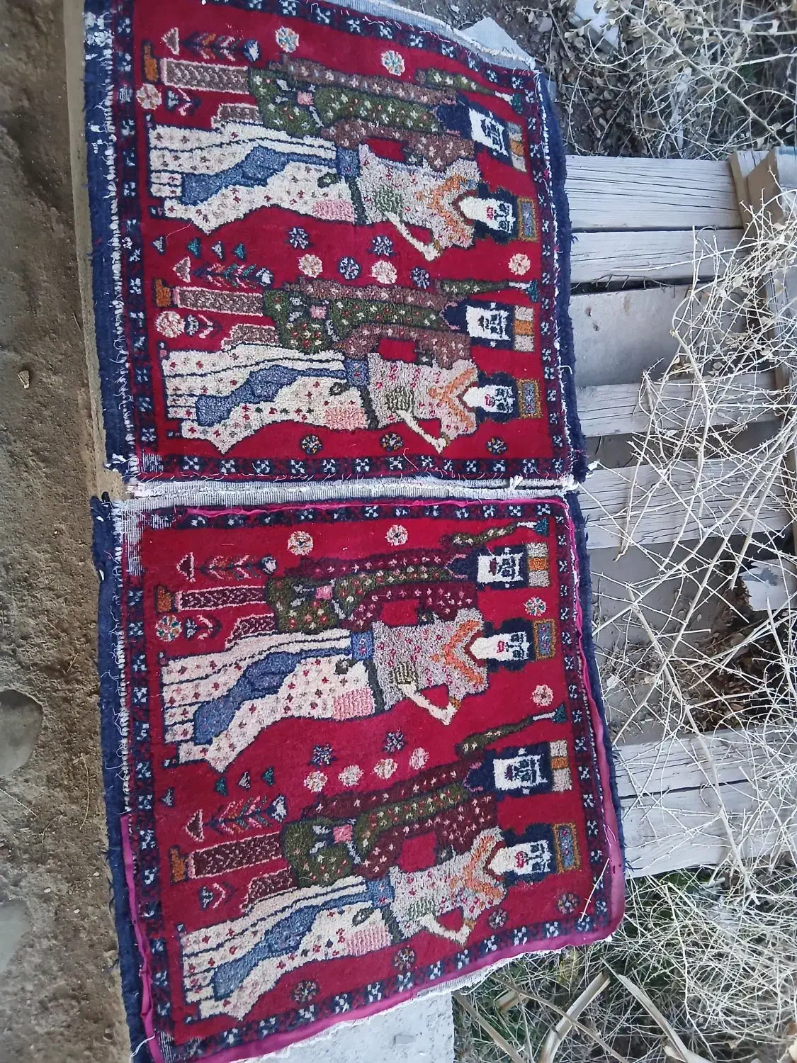 پشتی دستباف  سالم|پشتی|نیشابور, فخریه|دیوار