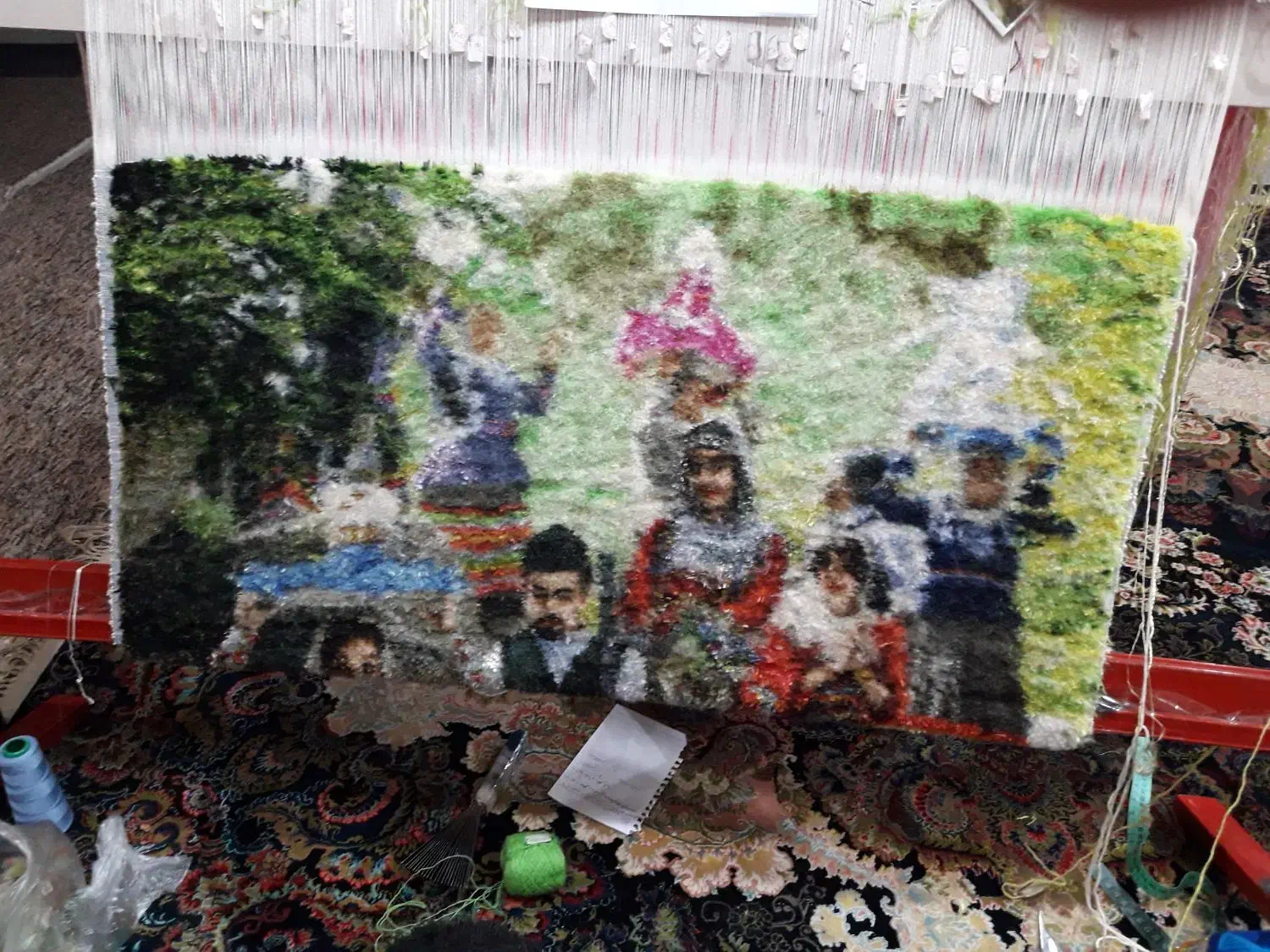 سفارش بافت فرش و تابلوفرش پذیرفته میشود|تابلو فرش|اهواز, نادری|دیوار