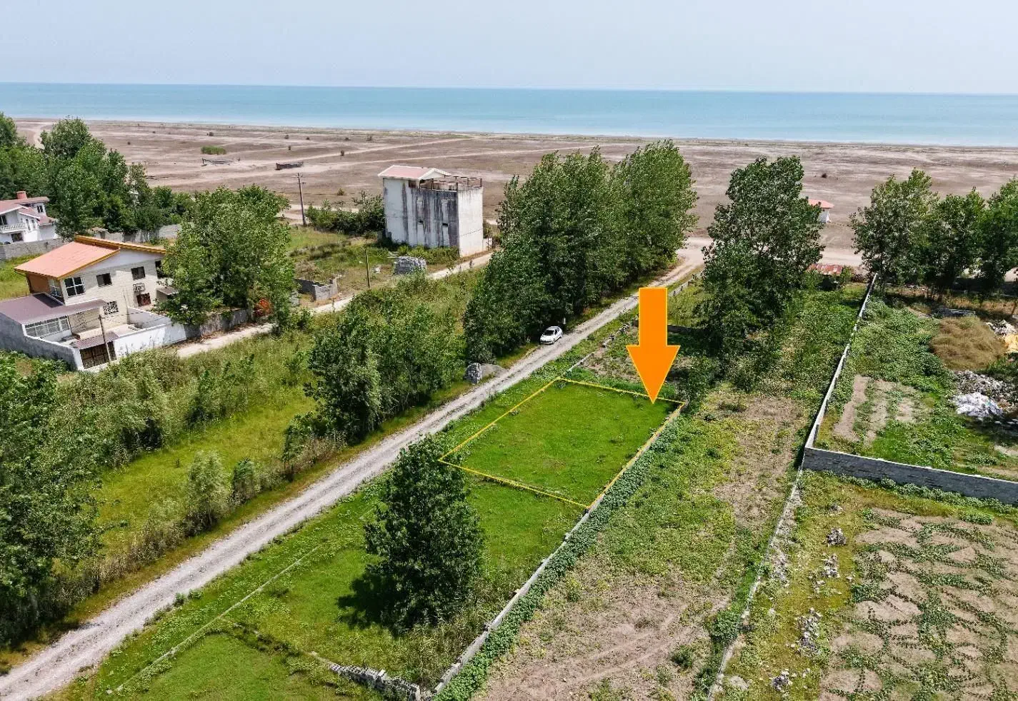 زمین ساحلی دوقطعه آماده ساخت باامتیازات دیدبه دریا|فروش زمین و ملک کلنگی|چهارباغ, |دیوار