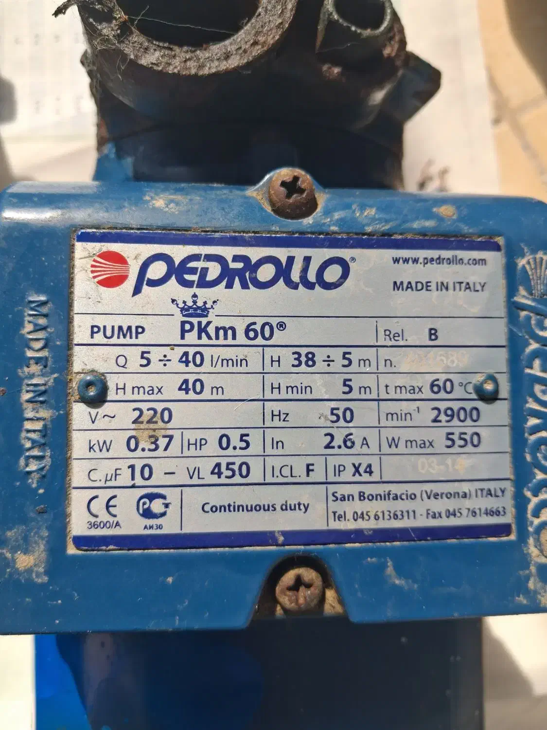 وسایل خانه ۳ عدد پمپ اب ایتالیایی پدرولو و لووارا|حراج|اصفهان, فردوان|دیوار