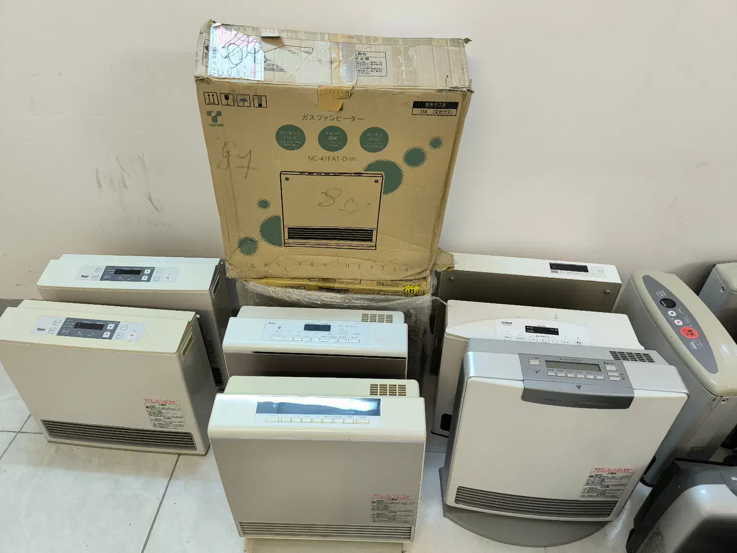 بخاری گازی فن دار کم مصرف ژاپنی|بخاری، هیتر، شومینه|یزد, |دیوار