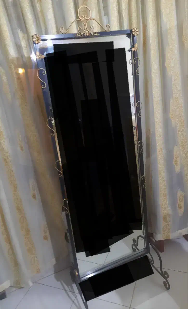 آینه قدی فلزی|آینه|قم, شاه ابراهیم|دیوار