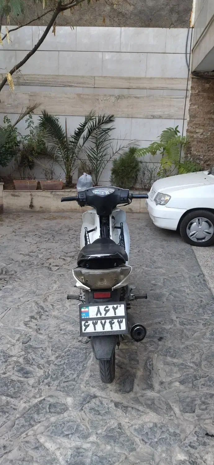 موتور شوکا مدل 91سفید|موتورسیکلت|مشهد, جاهد شهر|دیوار