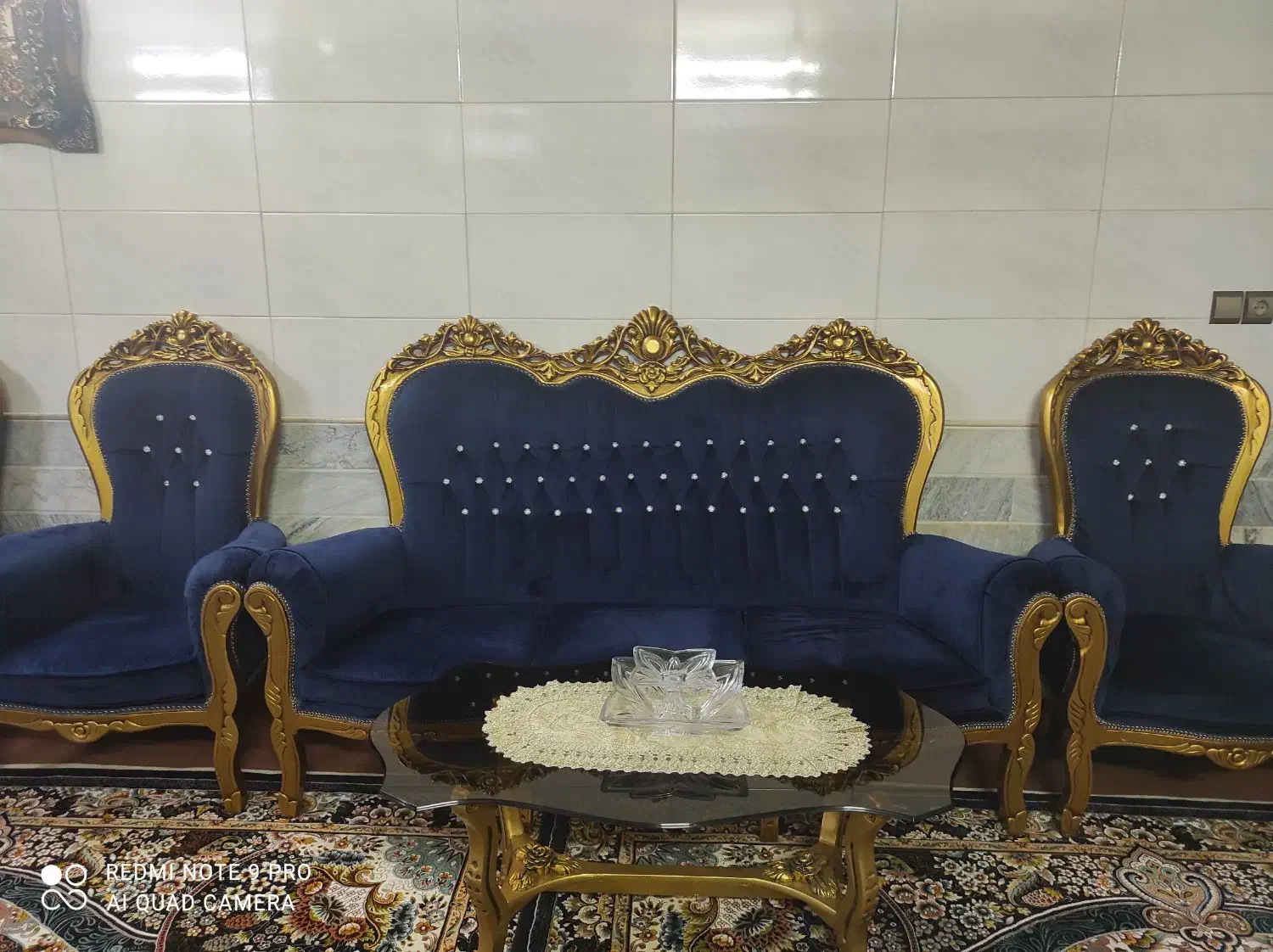 مبلمان سلطنتی|مبلمان خانگی و میز عسلی|قم, شهرک سازمان آب|دیوار