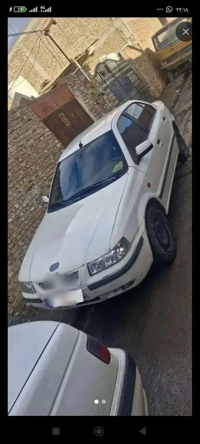 سمند سفید|خودرو سواری و وانت|زابل, |دیوار