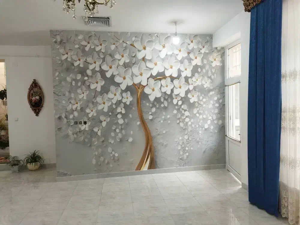 نقاشی ساختمان و نصب کاغذ دیواری|خدمات پیشه و مهارت|کرمانشاه, |دیوار