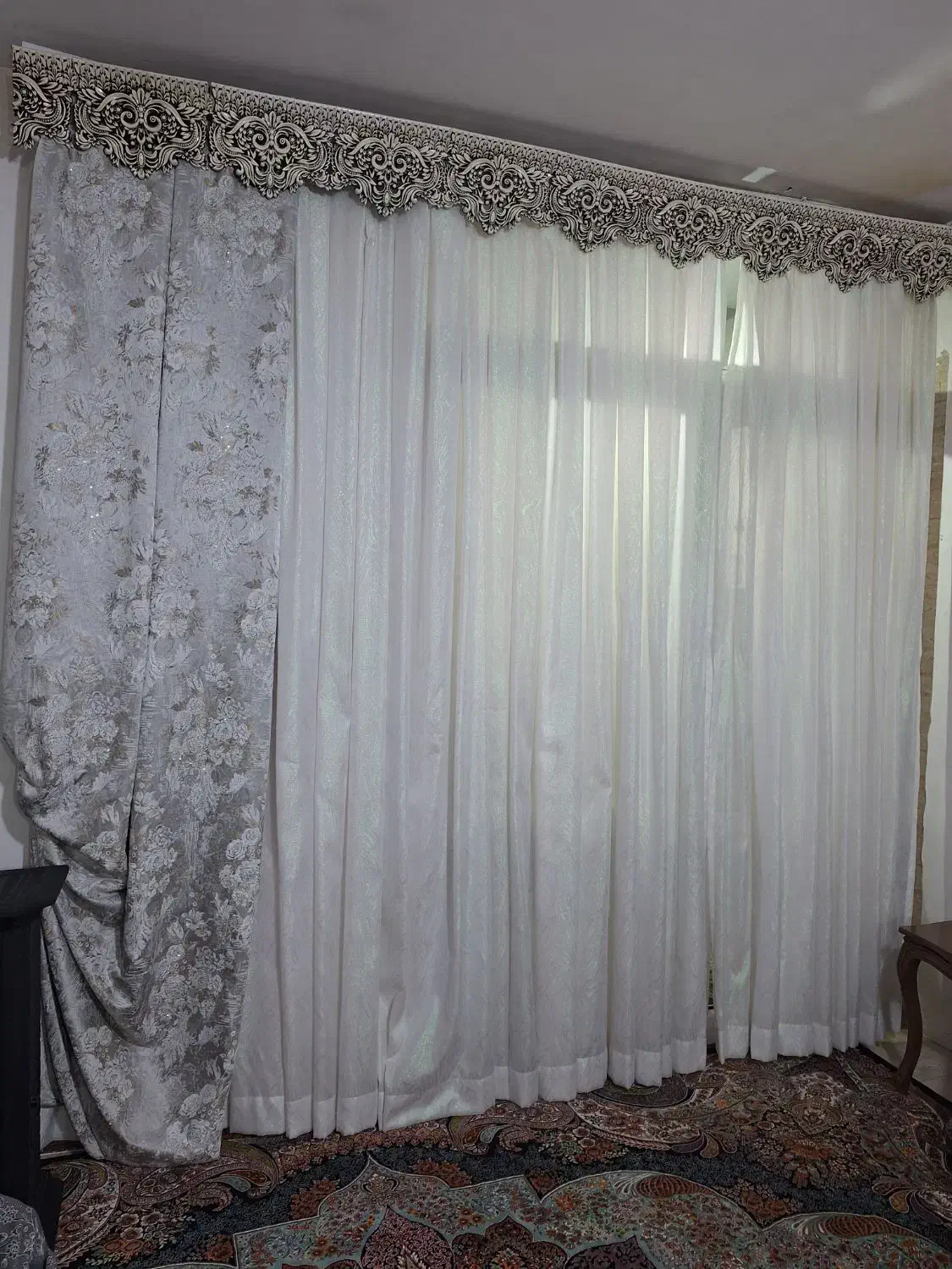 پرده|پرده، رانر، رومیزی|شهریار, شهرک امیریه|دیوار