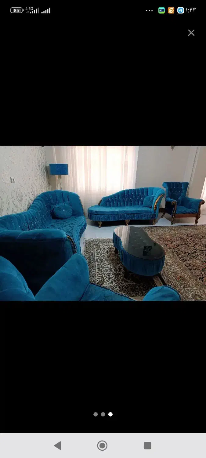 مبل نیمه استیل|مبلمان خانگی و میز عسلی|آزادشهر, |دیوار
