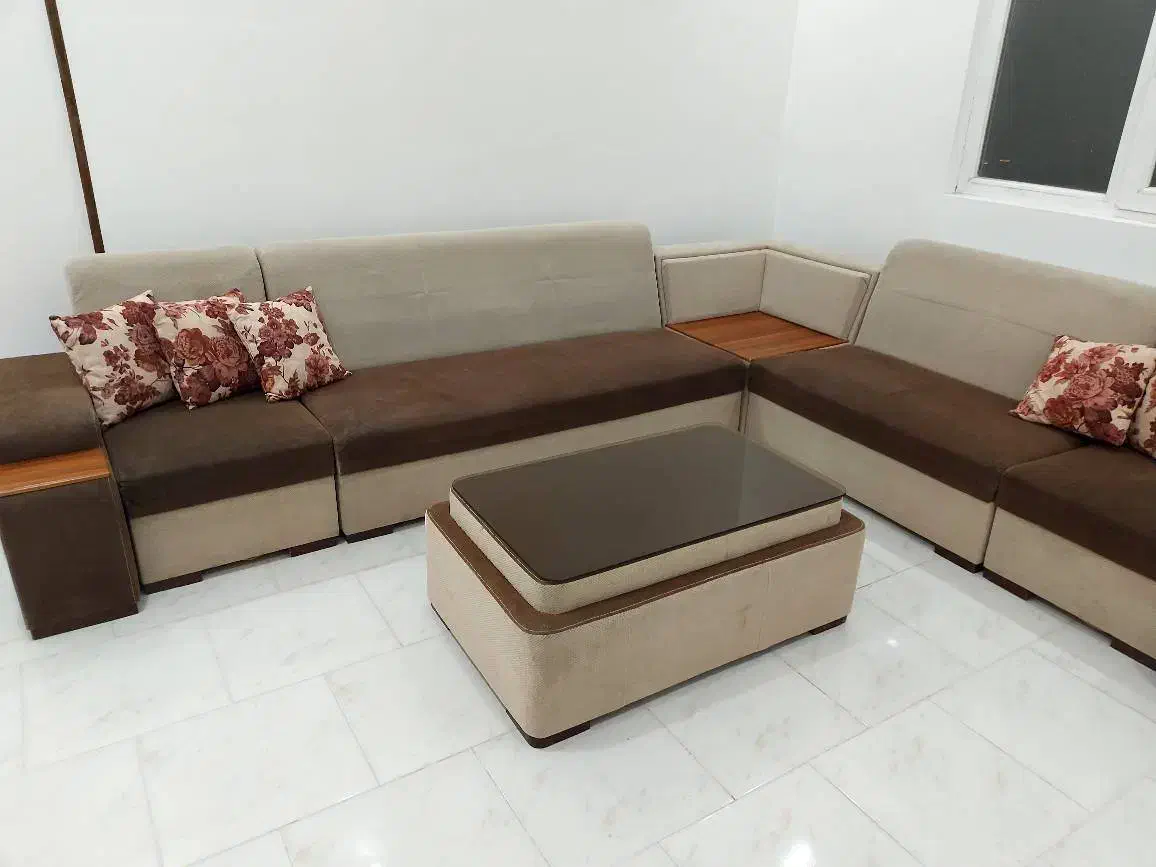 مبلمان راحتی ال ۷نفره ست کامل|مبلمان خانگی و میز عسلی|پردیس, فاز ۱۱|دیوار