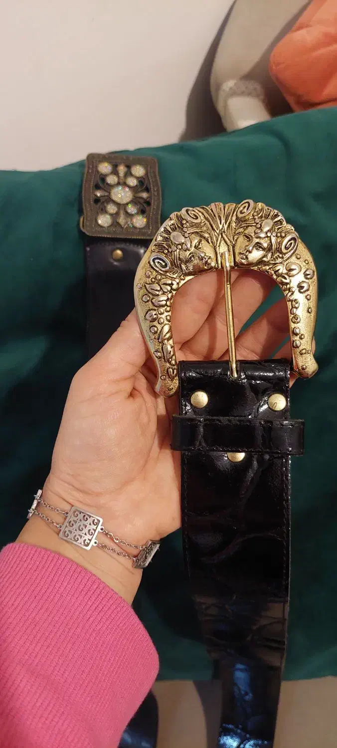 کمر خارجی بند زنانه چرم اصل و ورنی ، شیک و نو|کیف، کفش، کمربند|تهران, خواجه نظام الملک|دیوار