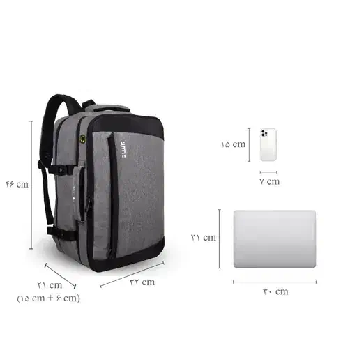 کیف کوله پشتی دو منظوره برساد رنگ مشکی|کیف، کفش، کمربند|مشهد, احمدآباد|دیوار