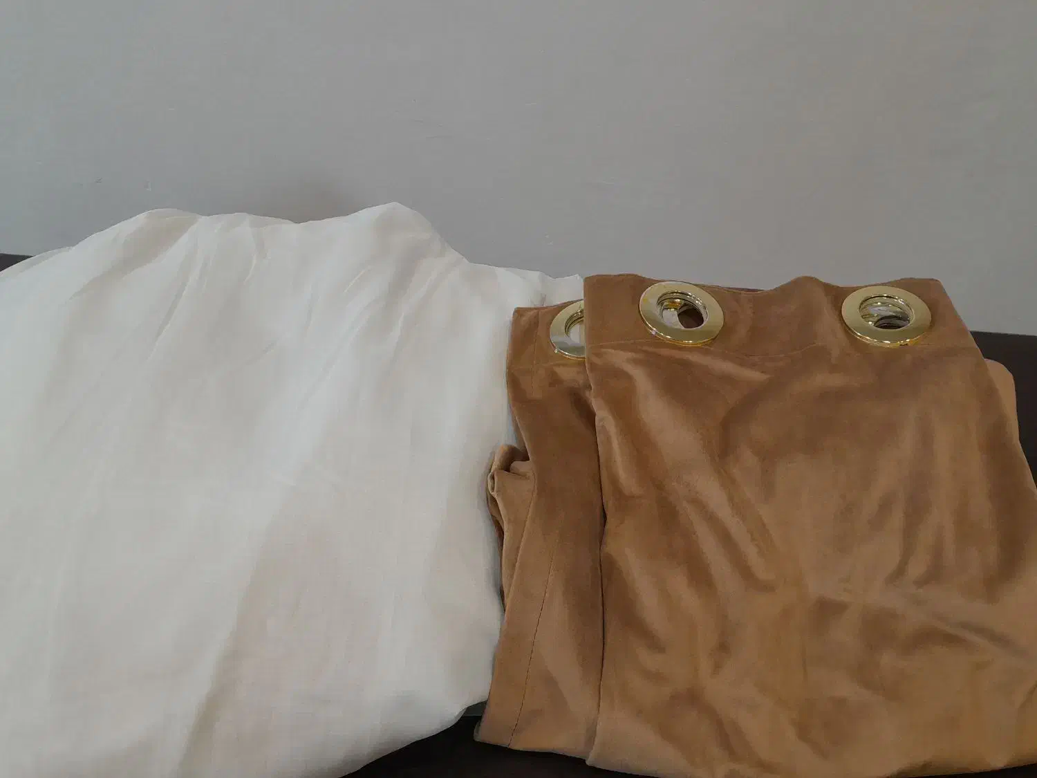 پرده پانج حریر و شال پانج مسکن مهر ها|پرده، رانر، رومیزی|کرمانشاه, |دیوار