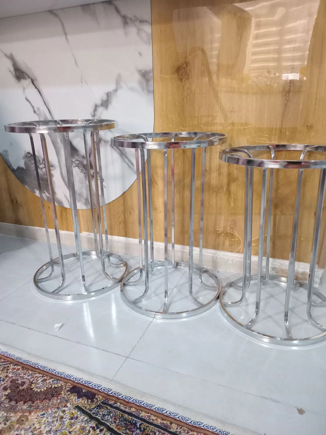 میز عسلی استیل با آبکاری فورتیک|مبلمان خانگی و میز عسلی|تهران, دژکام|دیوار