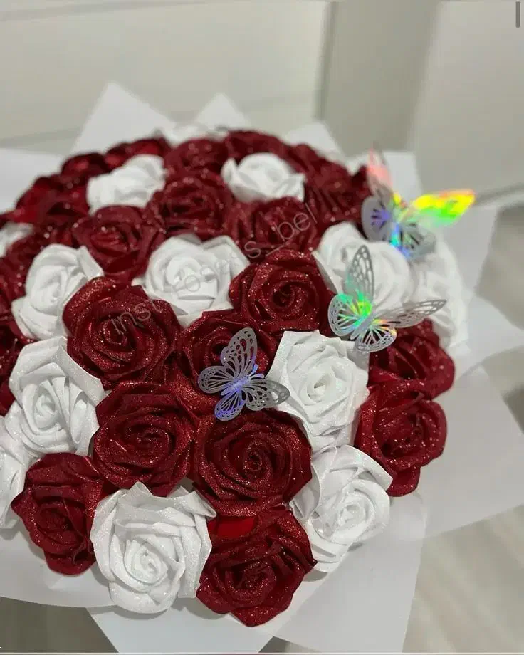 گل روبانی برای مناسبت های خاص|گل مصنوعی|زنجان, |دیوار