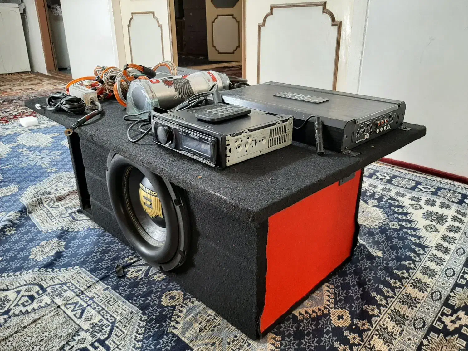 سیستم صوتی کامل خودرو سیم کشی کامل|قطعات یدکی و لوازم جانبی|زنجان, |دیوار