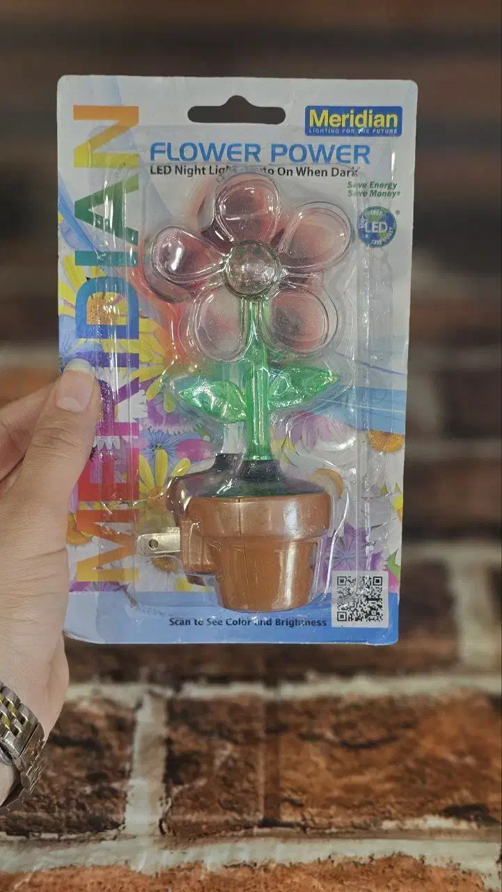 چراغ خواب طرح گل سنسور دار|چراغ خواب و آباژور|شیراز, زرهی|دیوار