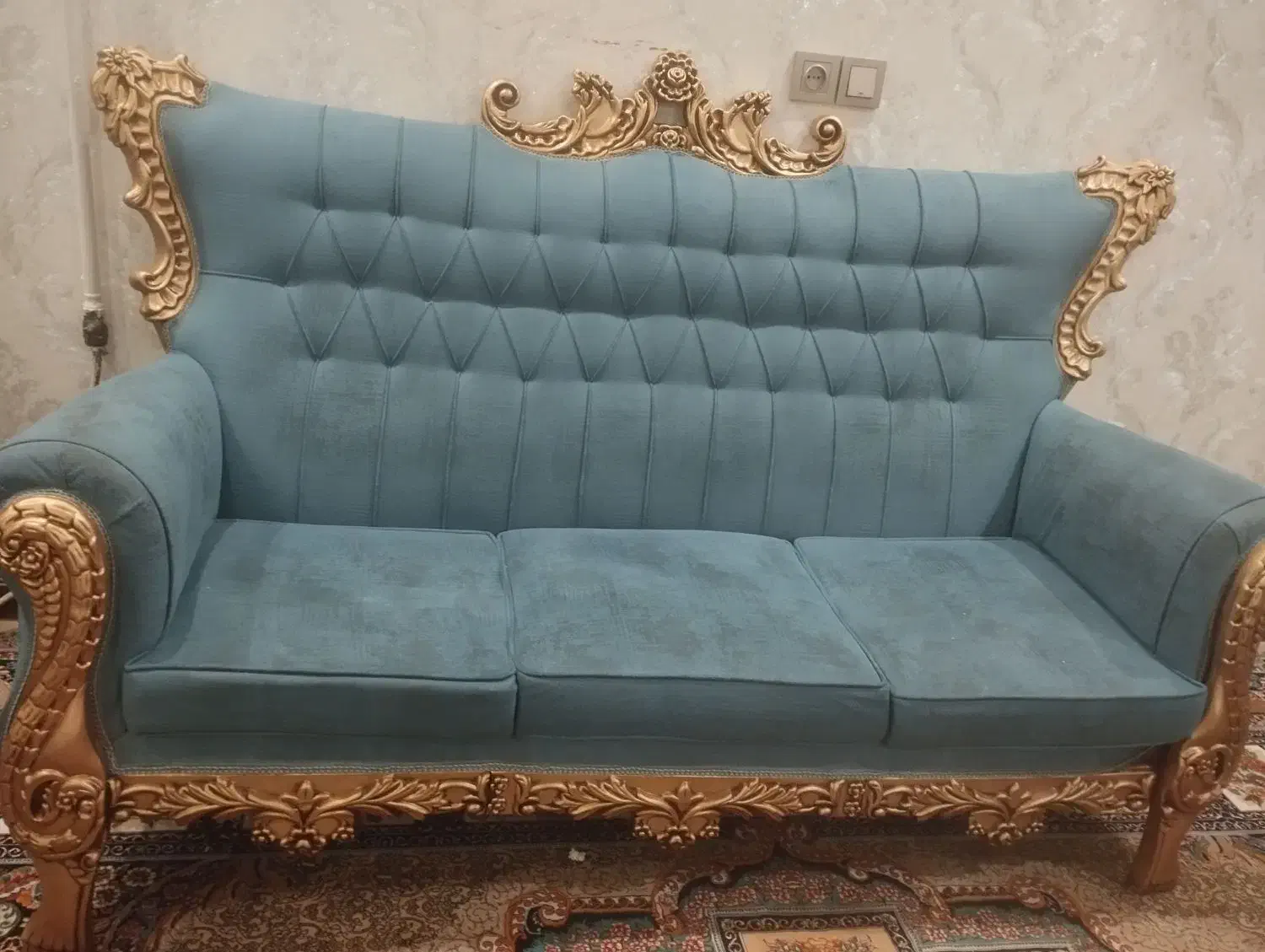 مبلمان سلطنتی|مبلمان خانگی و میز عسلی|لنجان, |دیوار