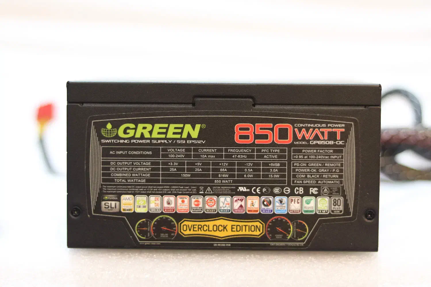 پاور ماژیولار 850 وات گرین|قطعات و لوازم جانبی رایانه|بجنورد, |دیوار