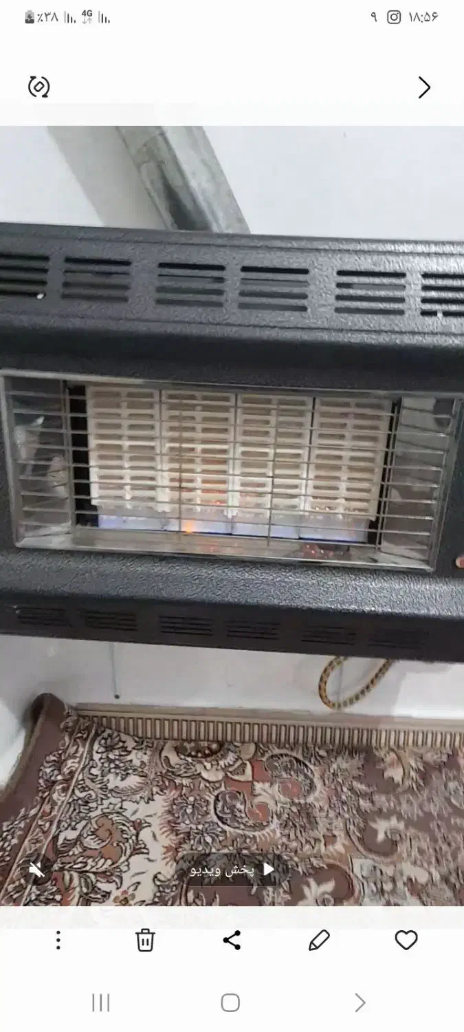 بخاری گازی دیواری|بخاری، هیتر، شومینه|الیگودرز, |دیوار