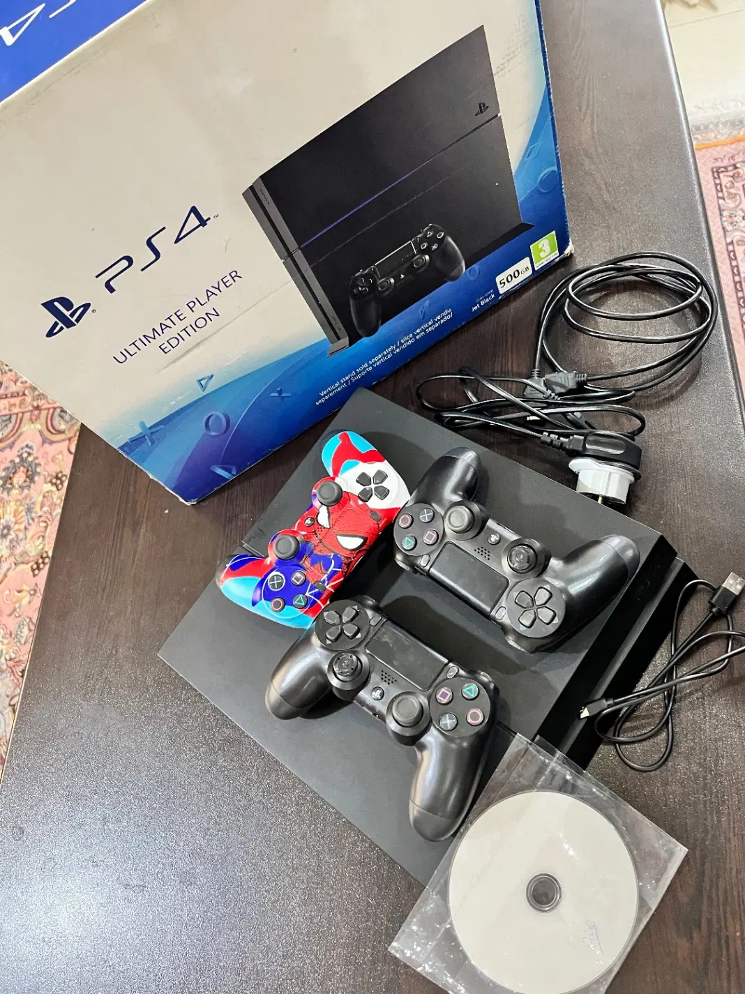 Ps4 fat 500 با سه دسته بازی|کنسول، بازی ویدئویی و آنلاین|تهران, حر|دیوار