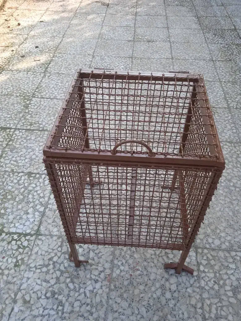 سطل زباله آهنی|مصالح و تجهیزات ساختمان|سیاهکل, |دیوار