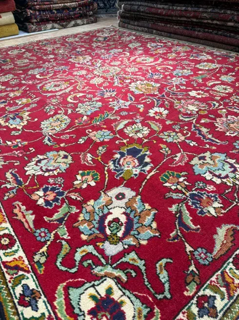 فرش دستبافت نفشه افشان تبریز ۹ متری|فرش|تهران, پونک|دیوار