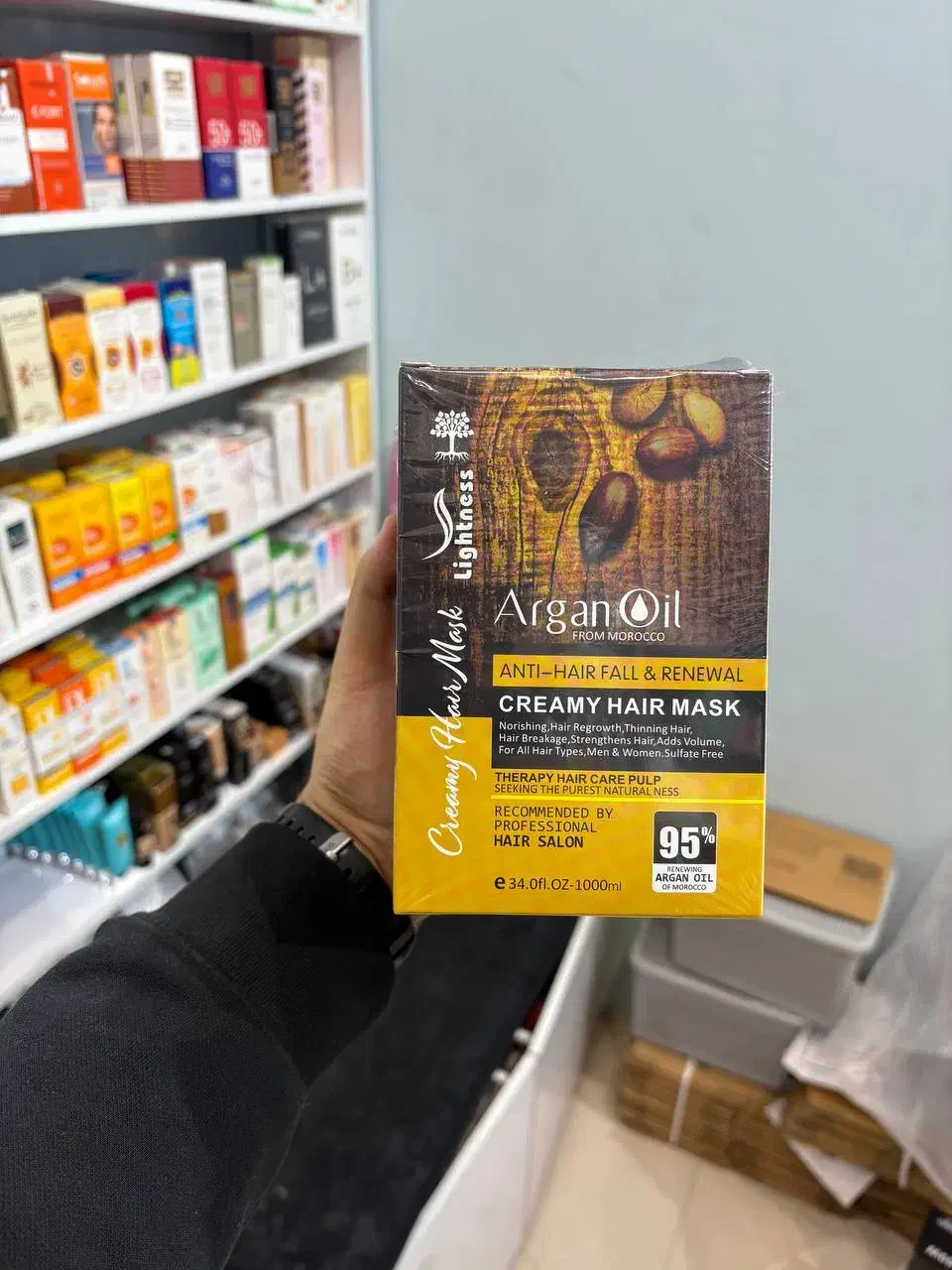 ماسک و شامپو لایتنس آرگان|آرایشی، بهداشتی، درمانی|مشهد, عیدگاه|دیوار