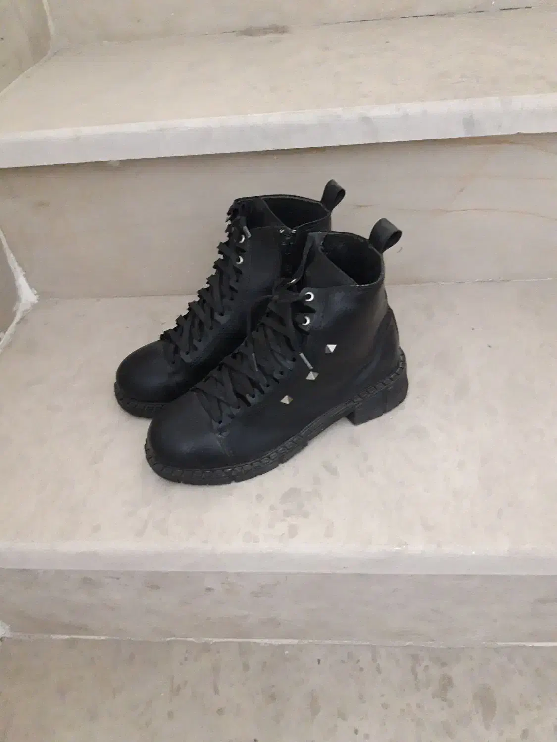 کفش نیم بوت سایز ۳۷ مشکی|کیف، کفش، کمربند|کرمانشاه, |دیوار