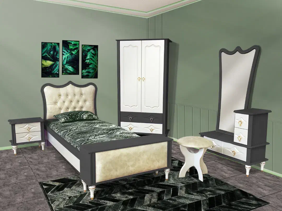 سرویس خواب شرکتی تمام MDFممبران|تخت و سرویس خواب|یزد, |دیوار