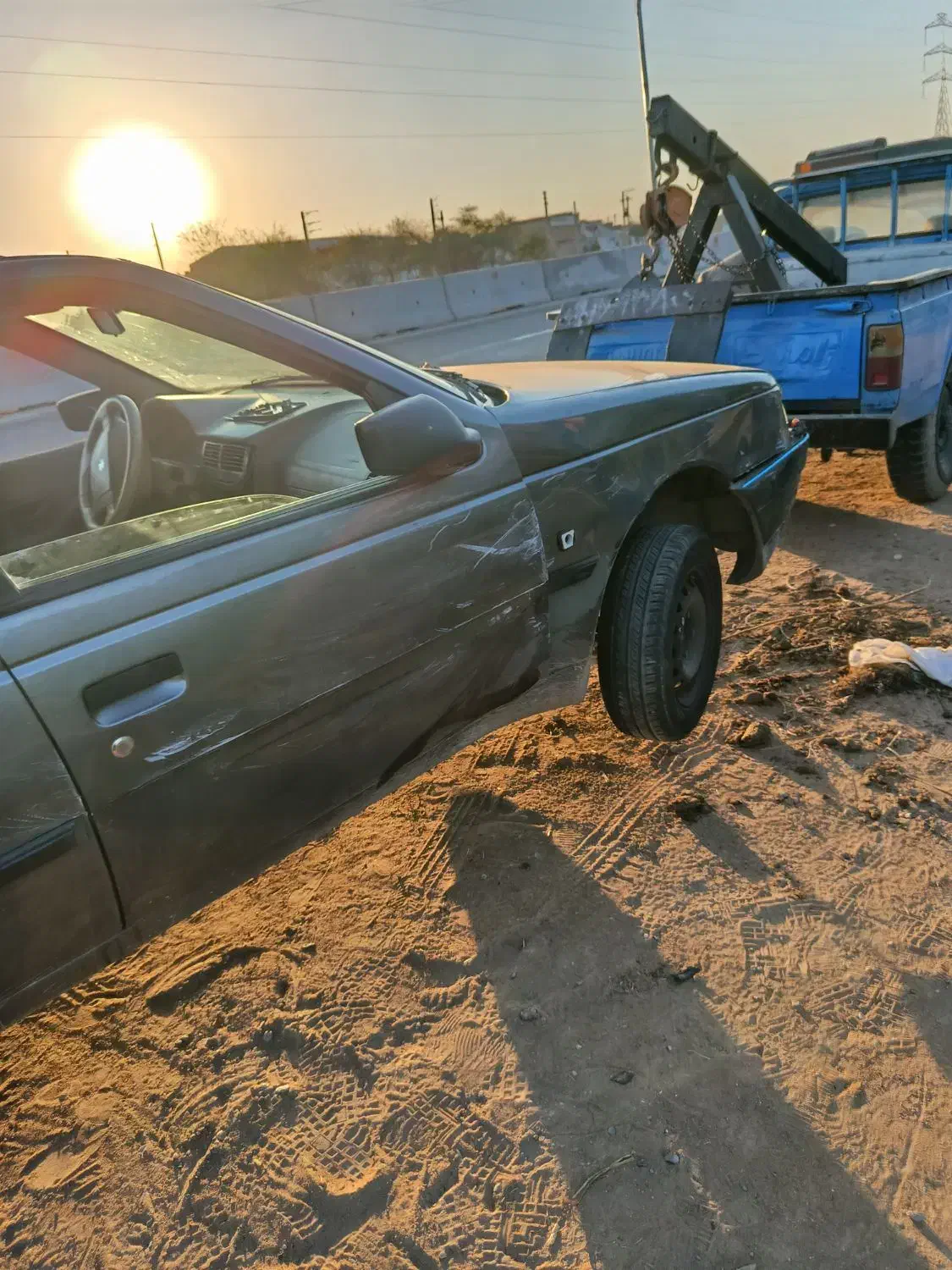 پژو 405 مدل 94 تصادفی|خودرو سواری و وانت|حمیدیه, |دیوار