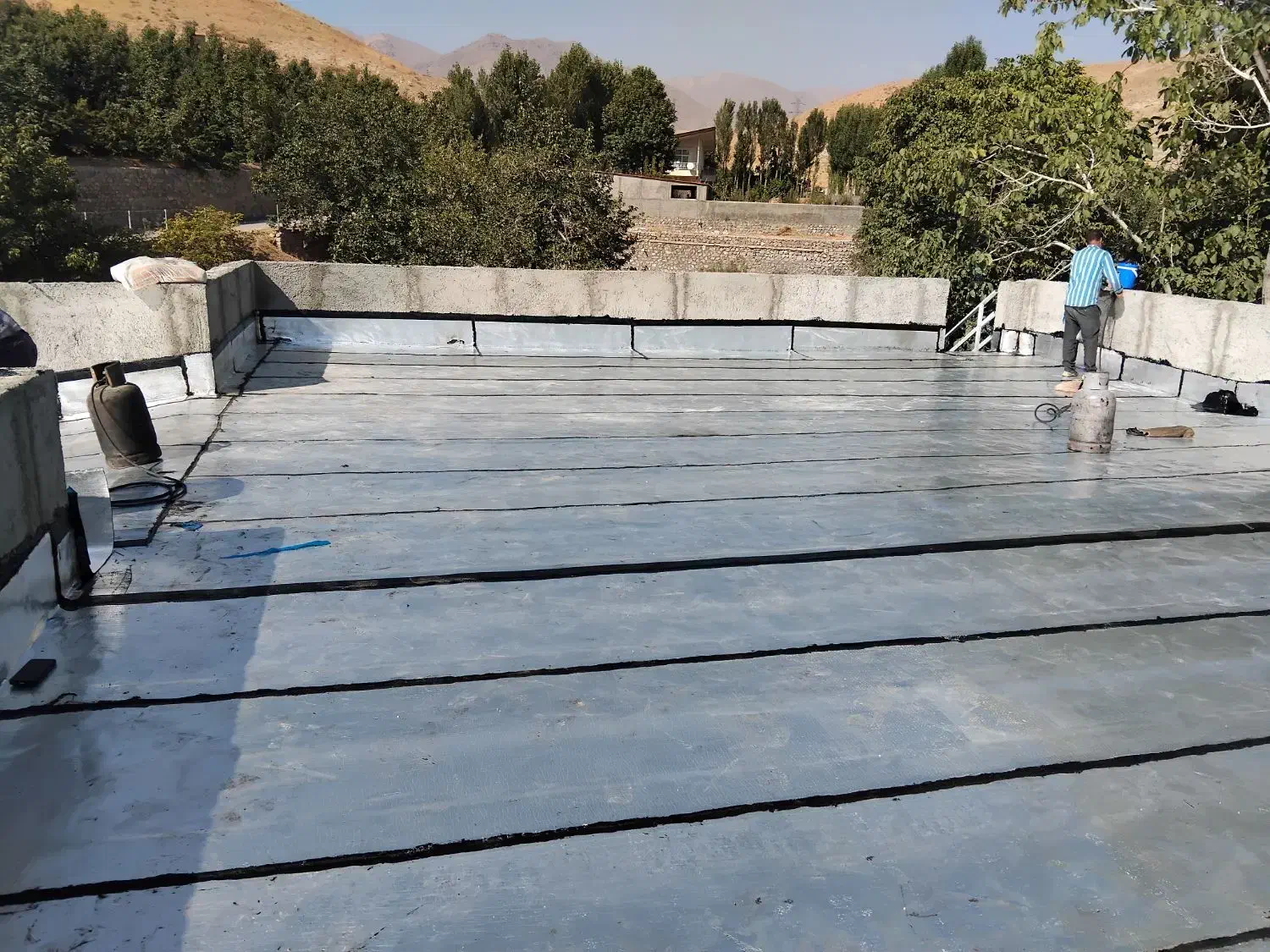 نصب ایزوگام و قیرگونی در همه جای هشتگرد|خدمات پیشه و مهارت|هشتگرد, شهرک راه آهن|دیوار