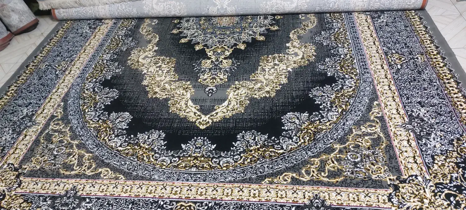 روناک طوسی مشکی فرش ۱۲ متری آکبند|فرش|کرج, حسین‌آباد|دیوار