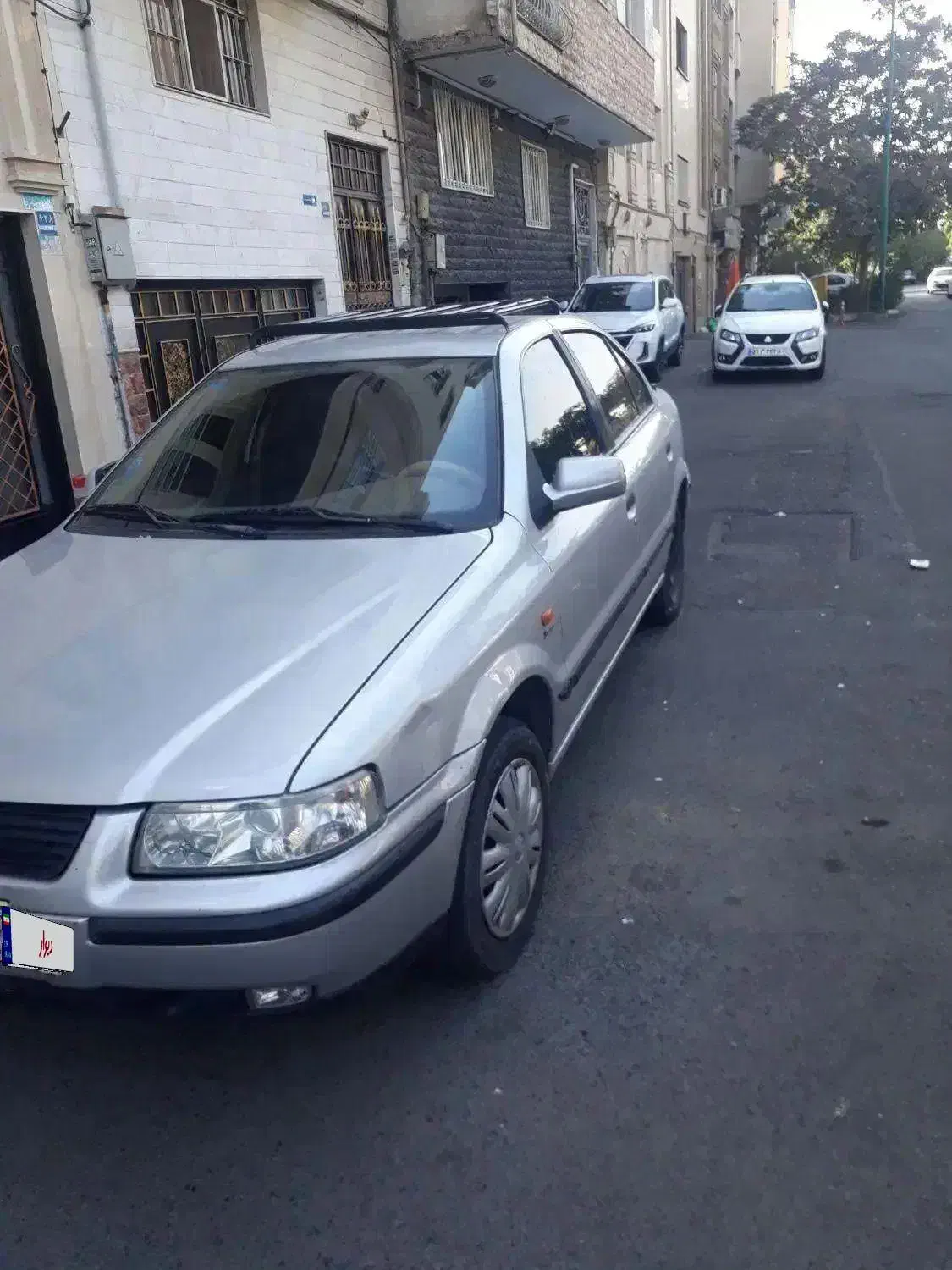 سمند نقره ای مدل ۸۳ دوگانه دستی|خودرو سواری و وانت|تهران, زرکش|دیوار