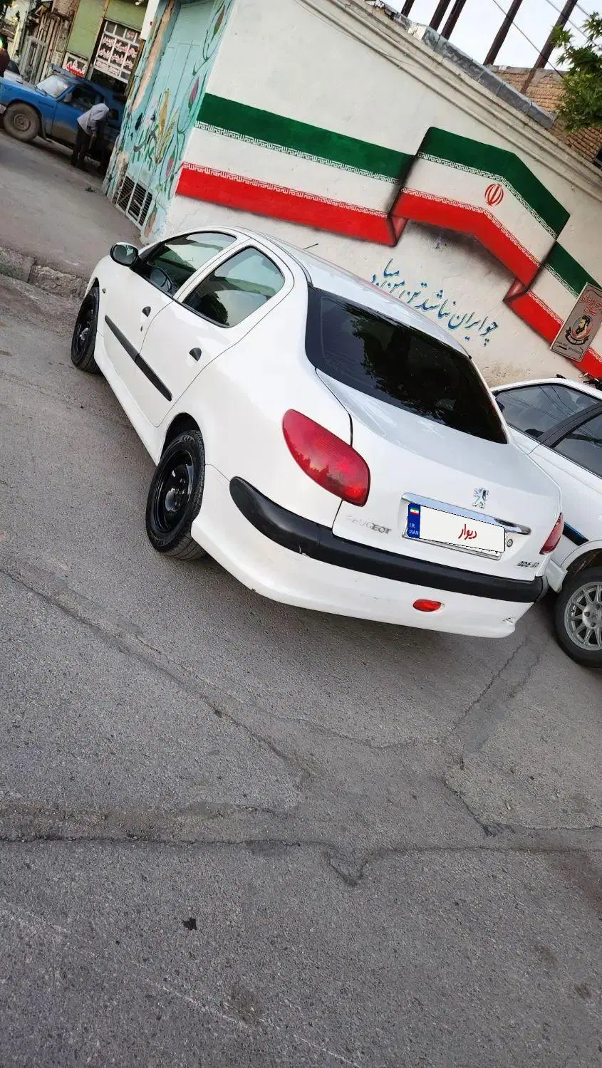206 sd سفید|خودرو سواری و وانت|اردبیل, |دیوار