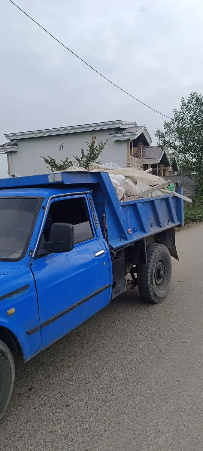 جا ب جایی مخلوط نخاله شن ماسه خاک کود بیس|خدمات حمل و نقل|چالوس, |دیوار