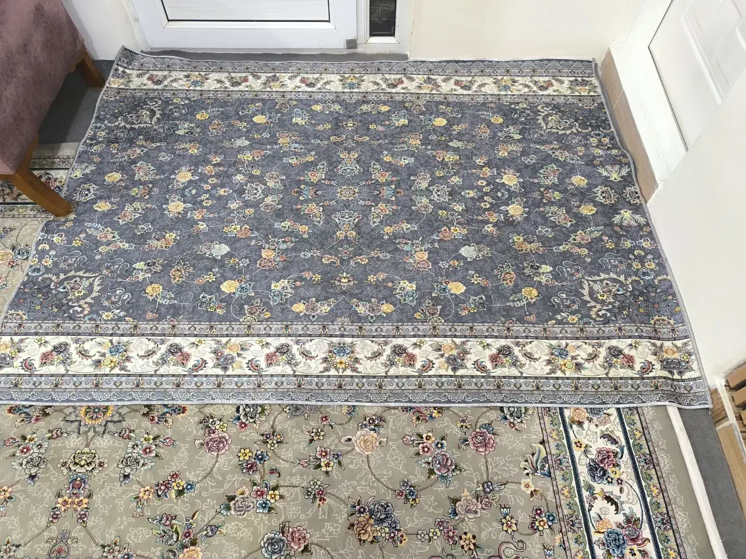 فرشینه یک و نیم در دو|فرش|قروه, |دیوار