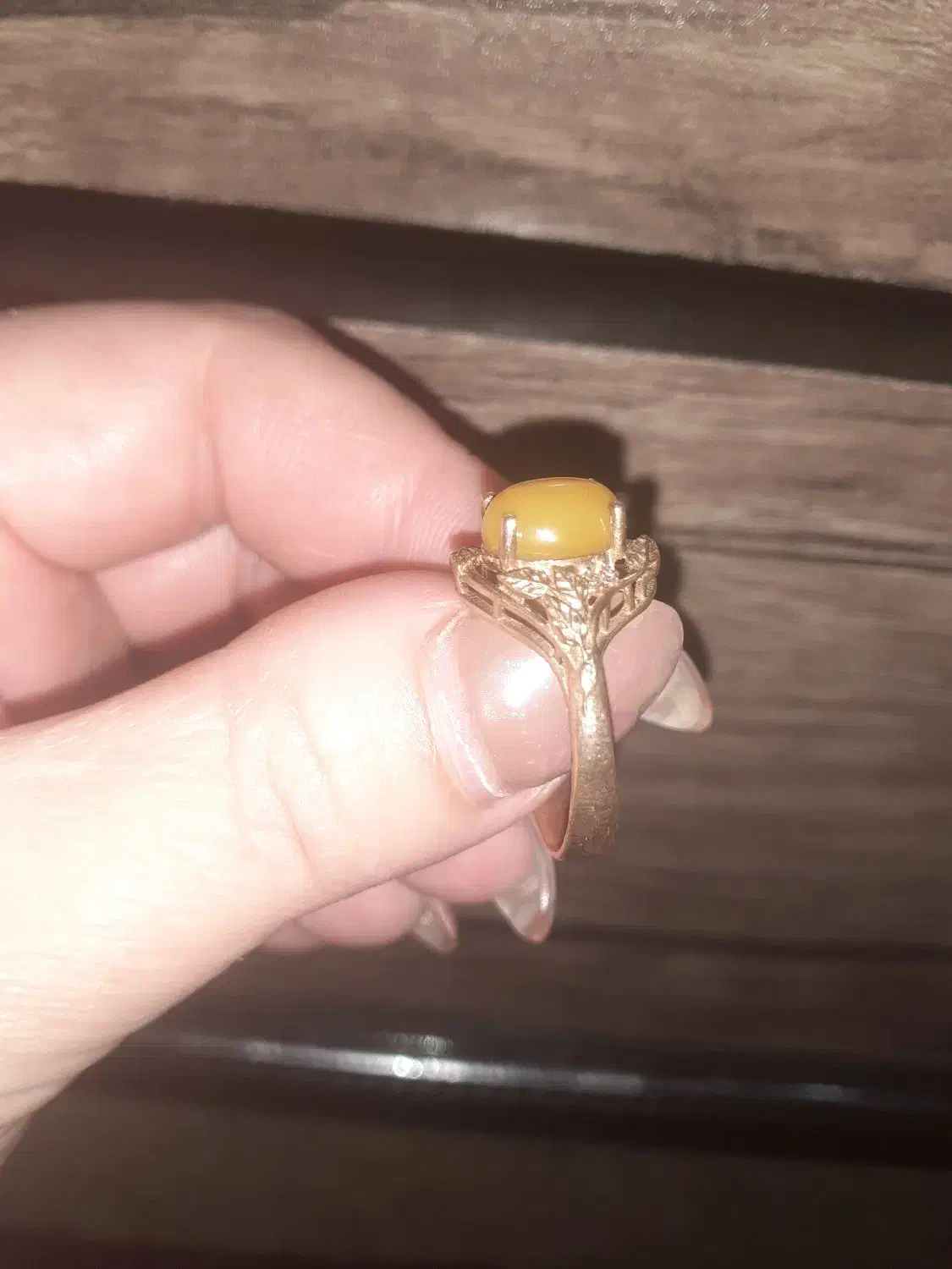 انگشتر زنانه سنگ زیبا نو ۲۵۰|بدلیجات|کرمانشاه, |دیوار