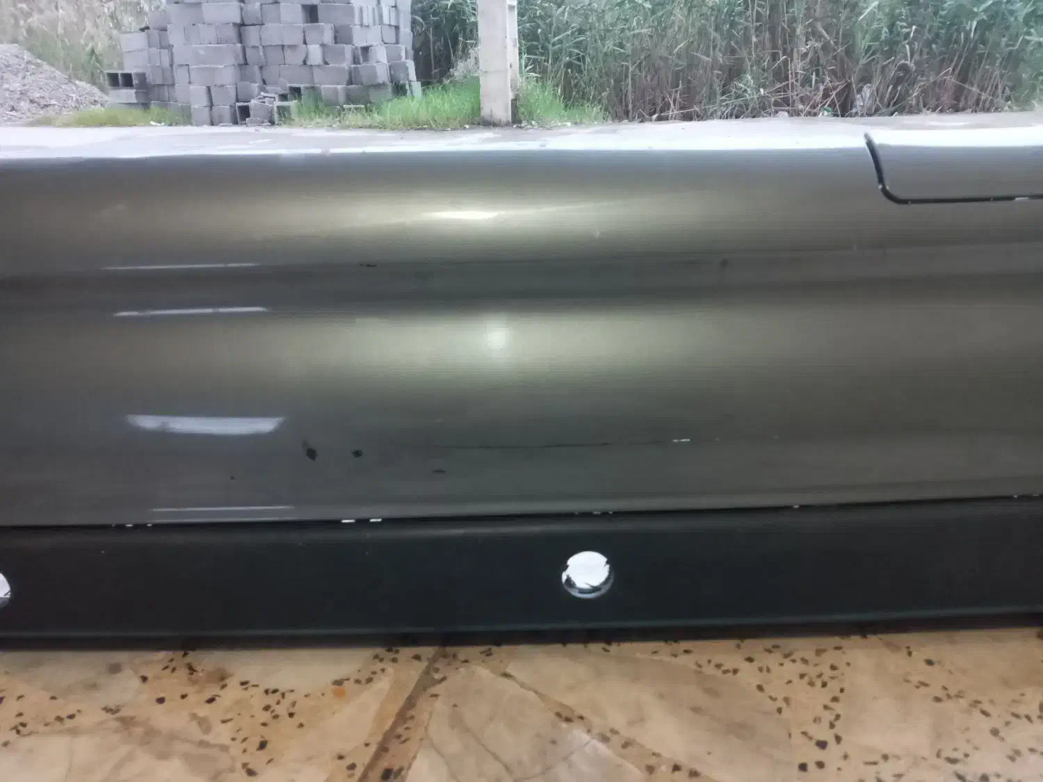 سپر عقب پارس خاکستری|قطعات یدکی و لوازم جانبی|رشت, خرسندی|دیوار