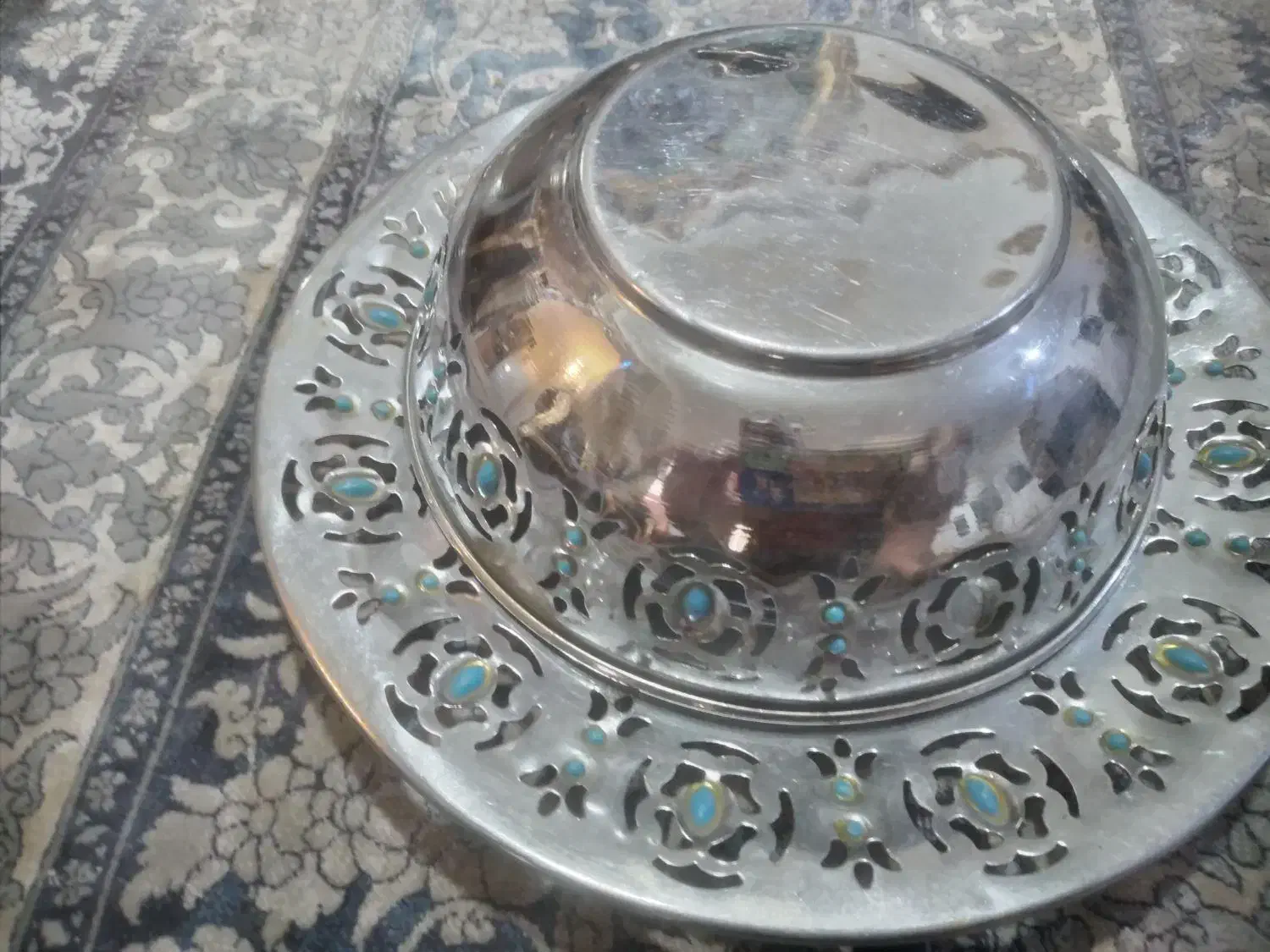 سرویس کامل ورشو قدیمی باجام فیروزه کوب|کلکسیون اشیاء عتیقه|قم, حنیف نژاد|دیوار