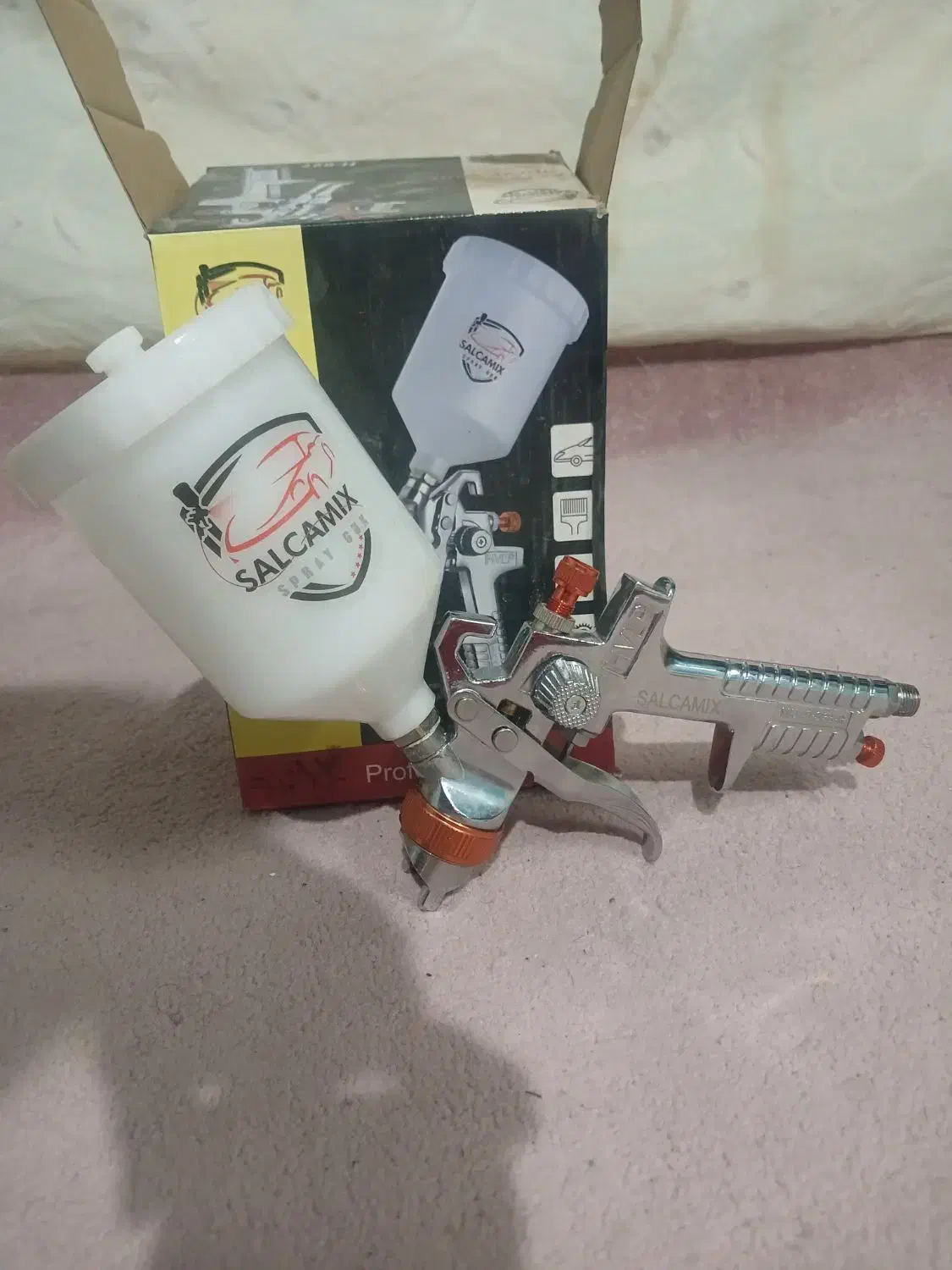 پیستوله رنگ سه تنظیمه|مصالح و تجهیزات ساختمان|بافق, |دیوار