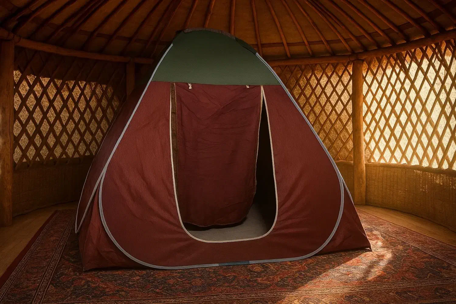 فروش چادر مسافرتی برزنتی ۸ نفر  ضخیم. درجه ۱|کوهنوردی و کمپینگ|ملارد, |دیوار