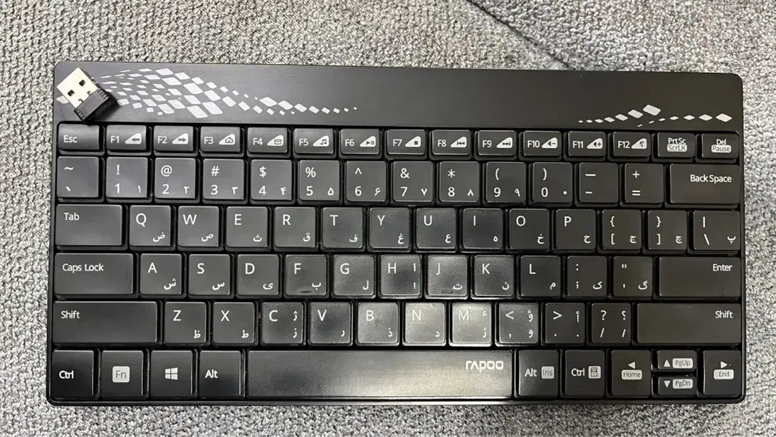 کیبورد بی سیم rapoo مدل E2000P|قطعات و لوازم جانبی رایانه|ری, دولتآباد|دیوار